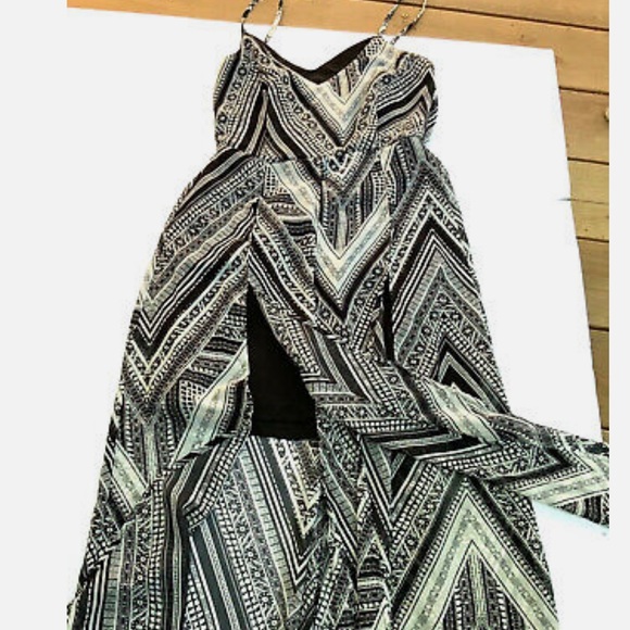 Bailey Blue Aztec Print Boho Maxi Dress XL - Picture 8 of 8